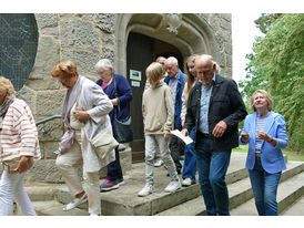 Feier des Mährisch-Neustädter Wachsstockfestes an der Weingartenkapelle (© Karl-Franz Thiede)